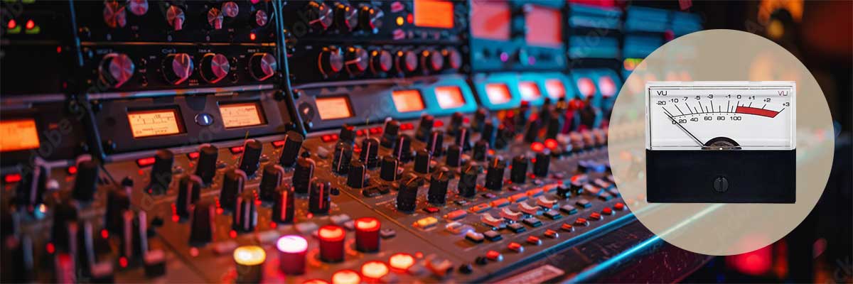 Analog VU Meters in recording studios